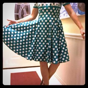 Fun polkadot cotton dress